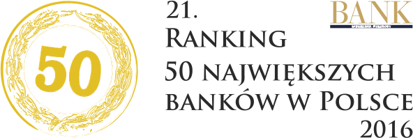 Ranking “50 największych banków w Polsce 2016”